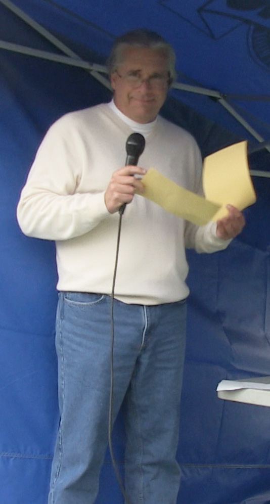Mitch Lehman announcing results (cropped)