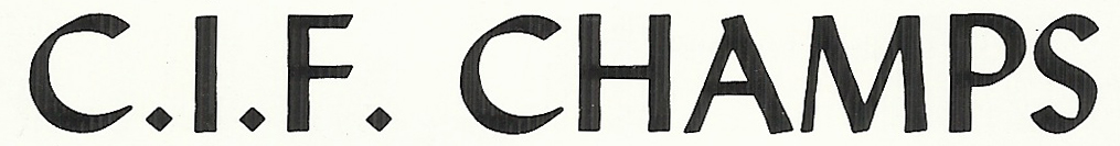 1965 Titanian - CIF Champs banner