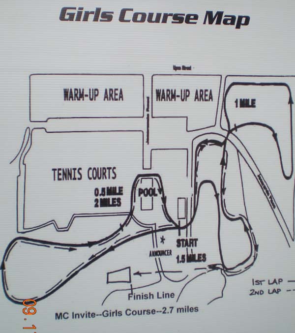 2011-09-17 - Course map for girls