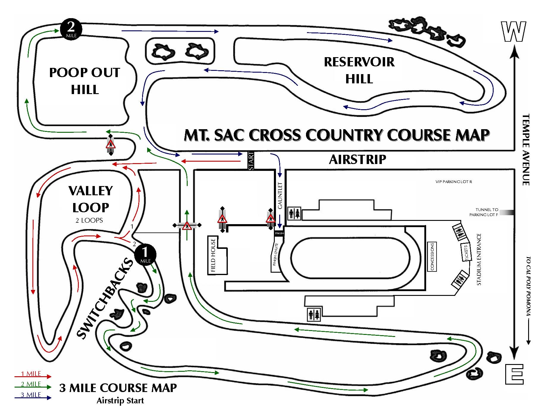 Mt SAC (course map - drawing)