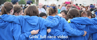 2013-11-23 - Girls team huddle