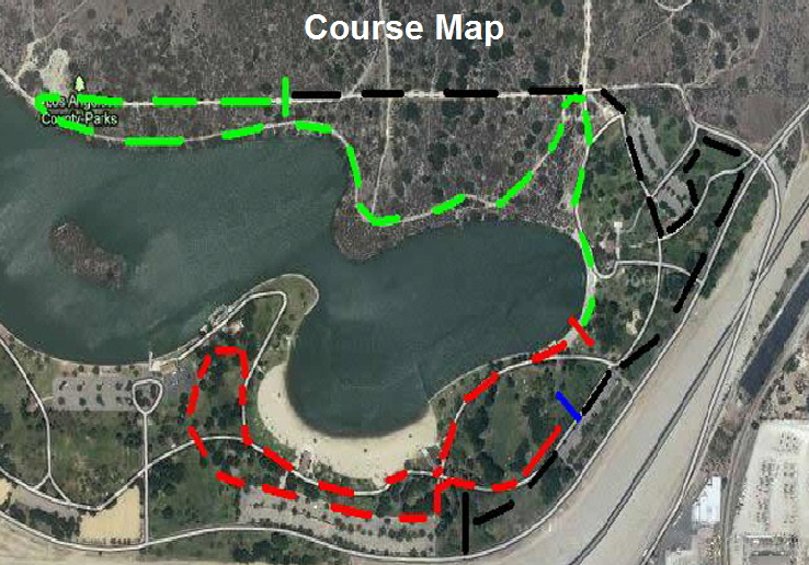 Course Map - Santa Fe Dam